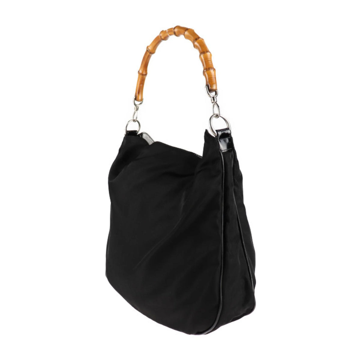 Black Synthetic Shoulder Bag F26702