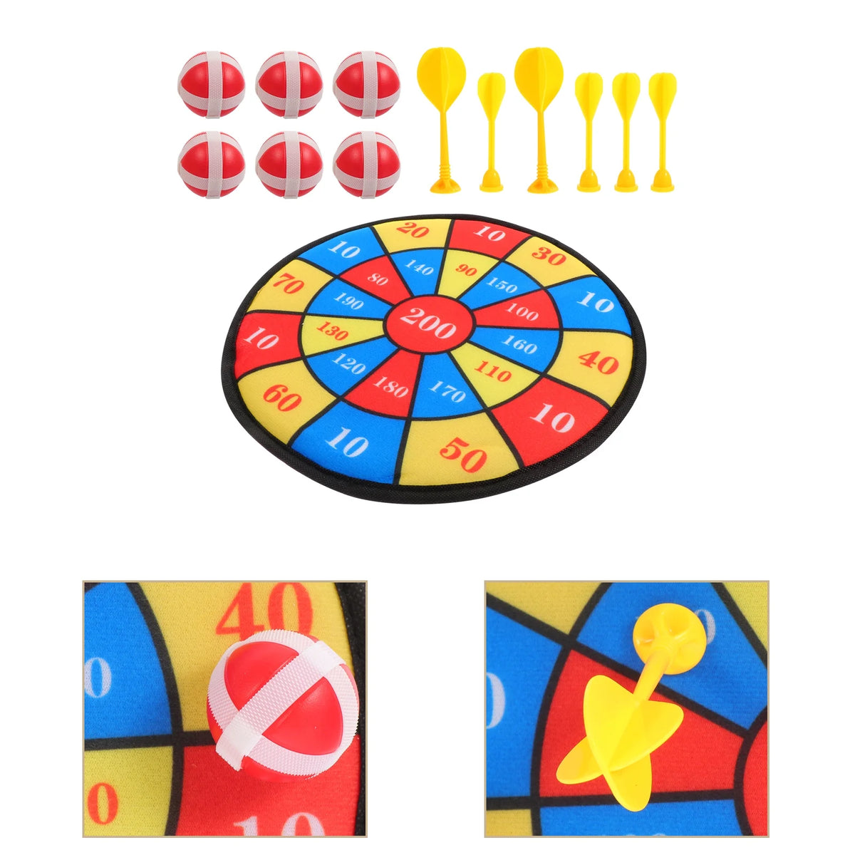 13Pcs Sticky Target Balls Darts Board Toys R998671