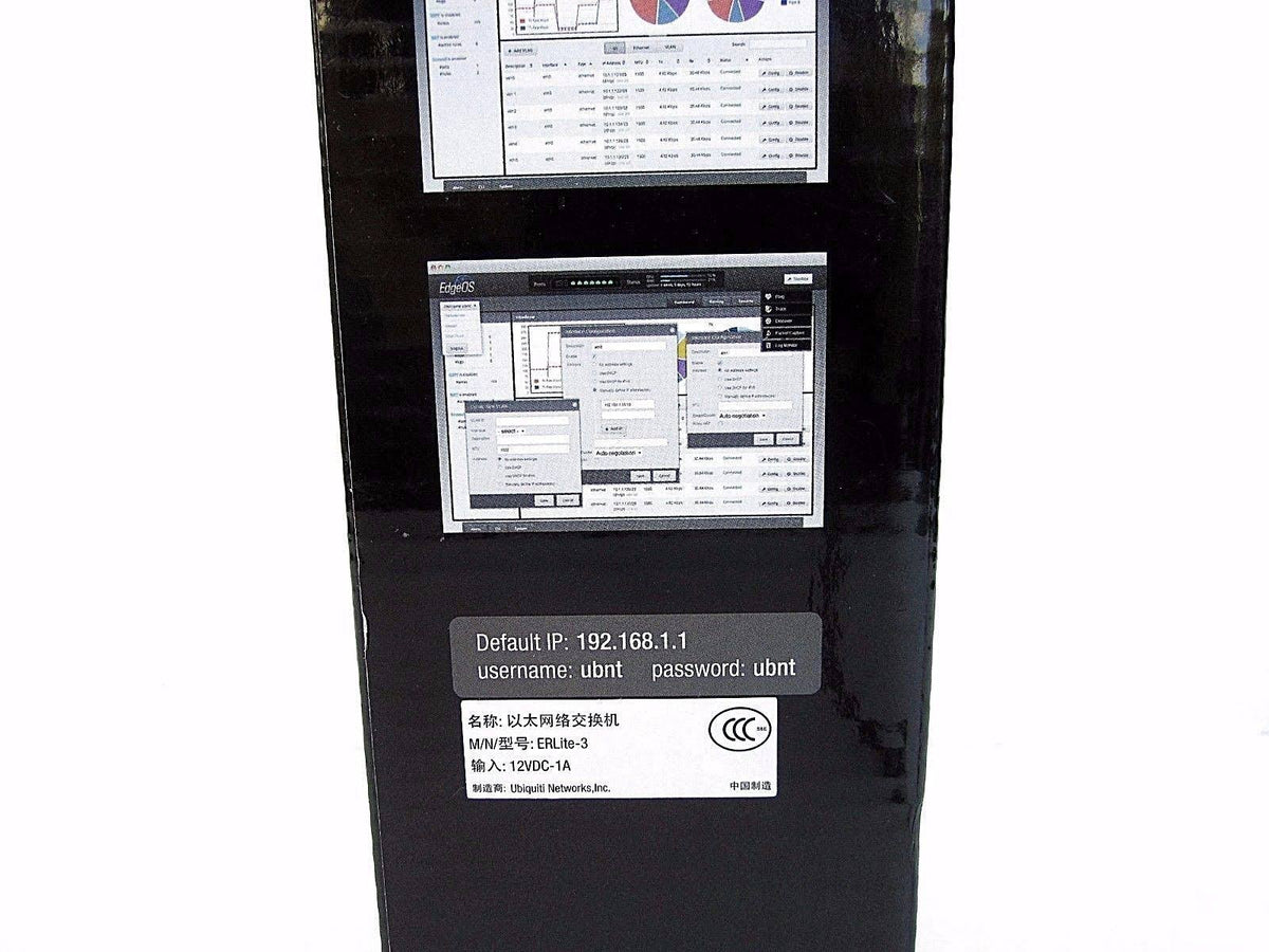 EdgeRouter Lite Router Gigabit Ethernet Z20247
