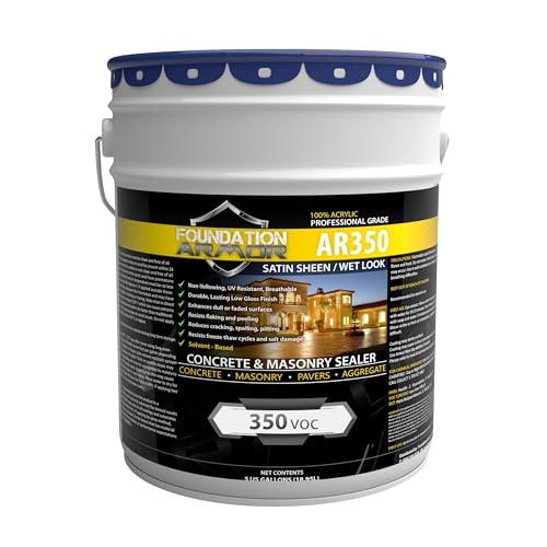 5 Gallon Low Gloss Wet Look Concrete Sealer R9871