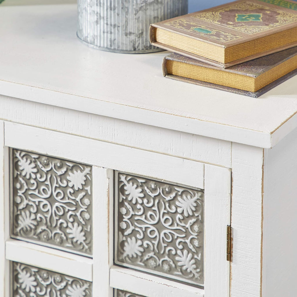 Modern Wood and Metal 2-Door Cabinet X64951