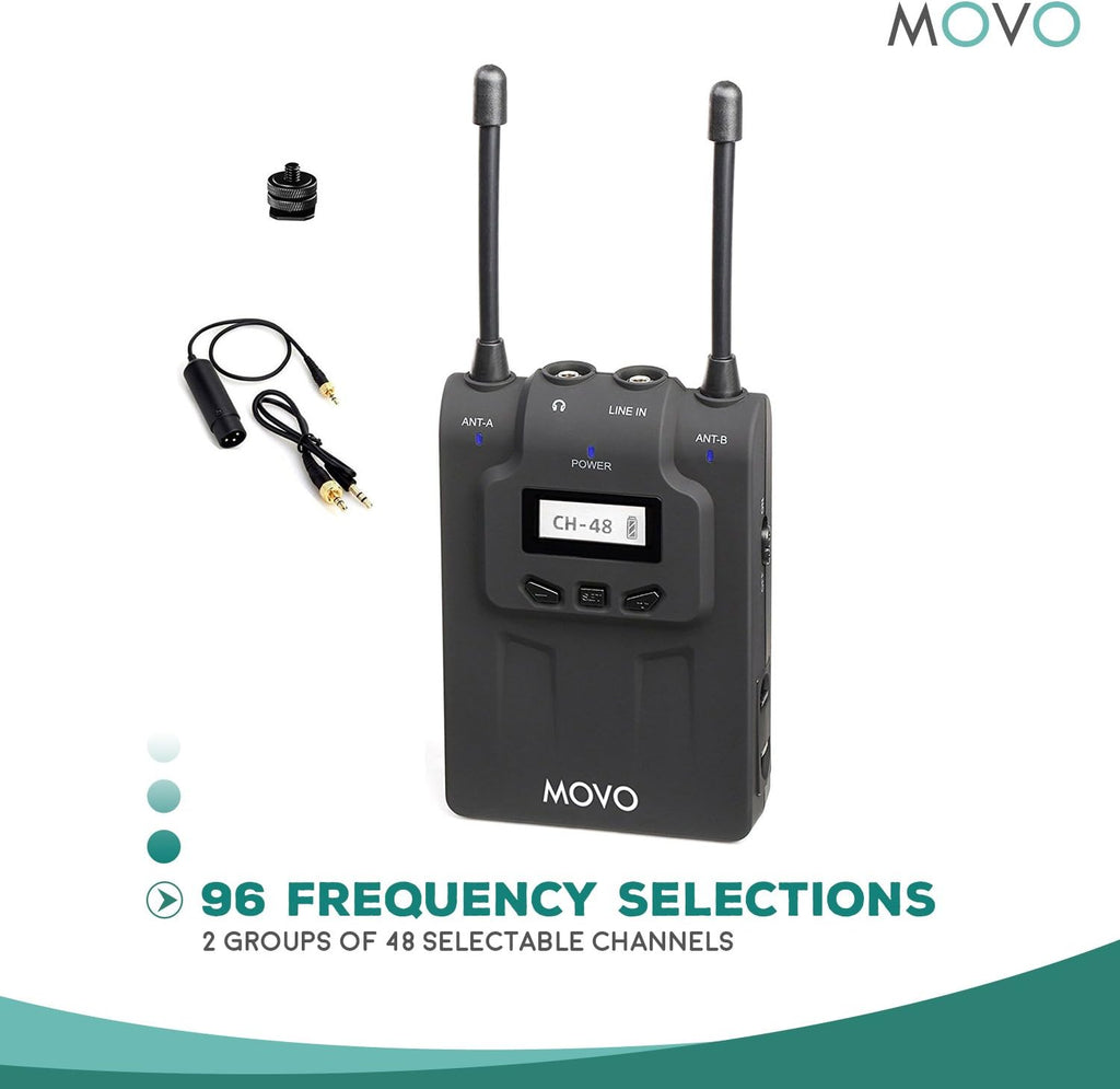 UHF Wireless XLR Microphone System with 2 Plug-in XLR Transmitters Y551761