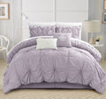 Lavender King 6-Piece Floral Comforter H908