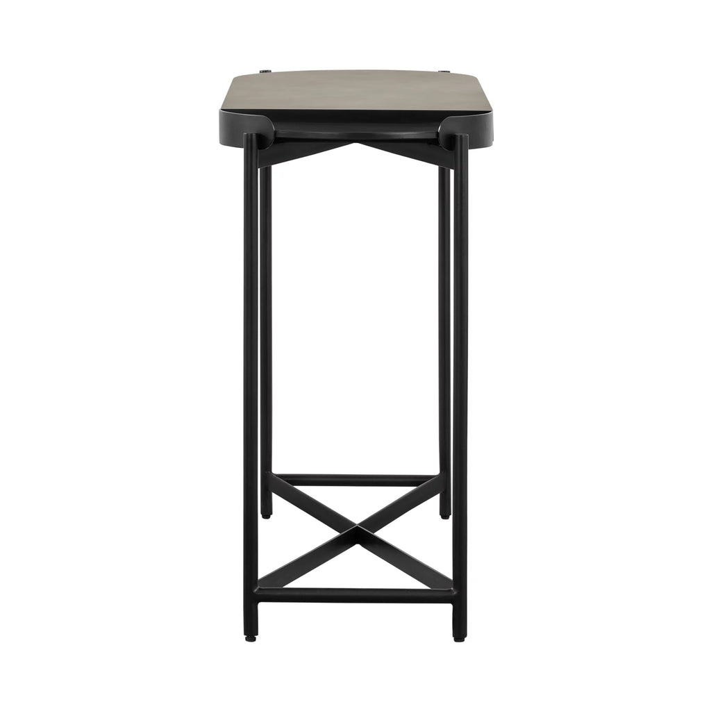 47" Stone Concrete Console Table R1826