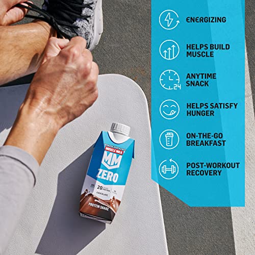 Chocolate Protein Shake, 20g Protein, Zero Sugar, 11.16 Fl Oz (Pack of 12) R811165