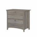 2 Drawer File Cabinet in Driftwood Gray V634009