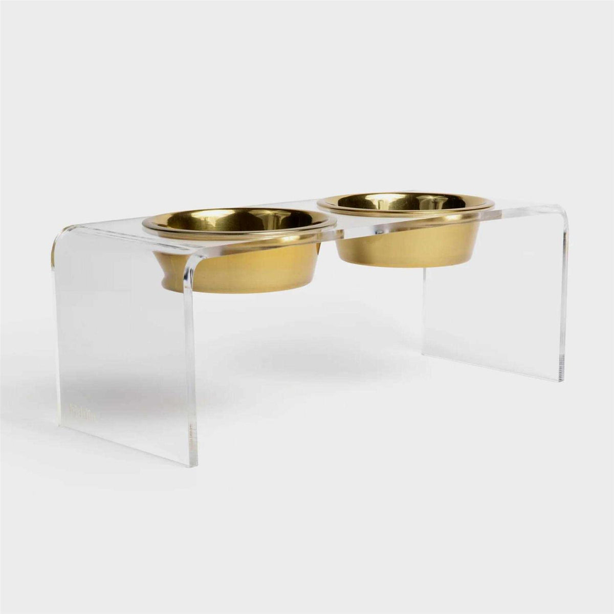 Clear Double Bowl Pet Feeder B18892