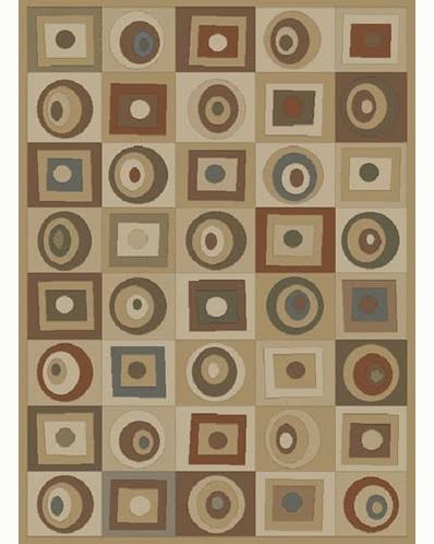 Soho Round Squares Tone u0026 Tone Rug H4725