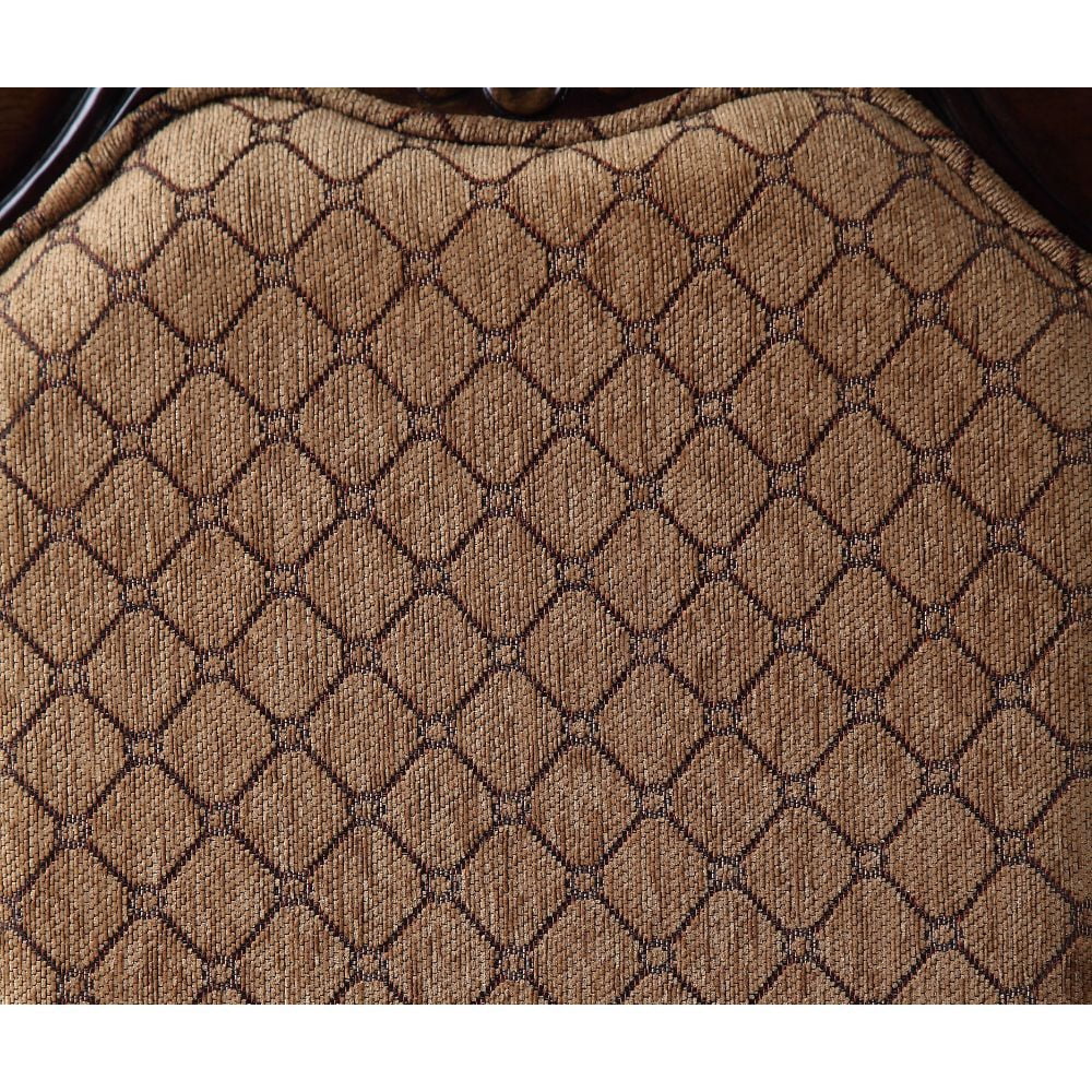 Light Brown and Espresso Arm Chair Set of 2 T969913