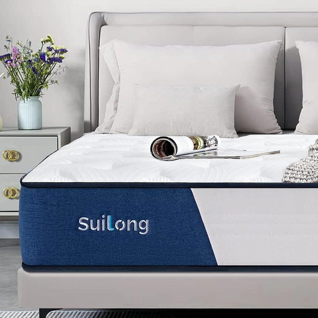 Queen Size 10 Inch Memory Foam Innerspring Mattress K154206