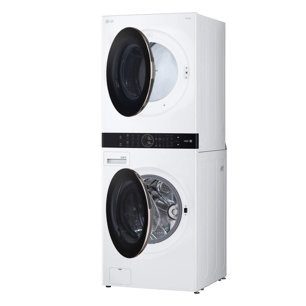 White Front Load Washtower 5.2 Cu. Ft. Washer 7.4 Cu. Ft. Electric Dryer J53691
