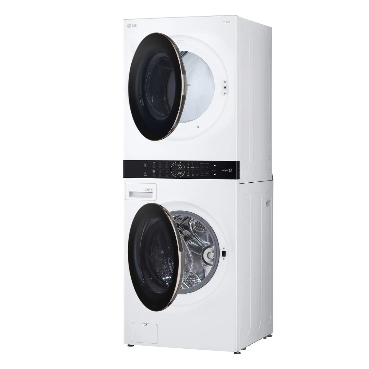 White Front Load Washtower 5.2 Cu. Ft. Washer 7.4 Cu. Ft. Electric Dryer J53691