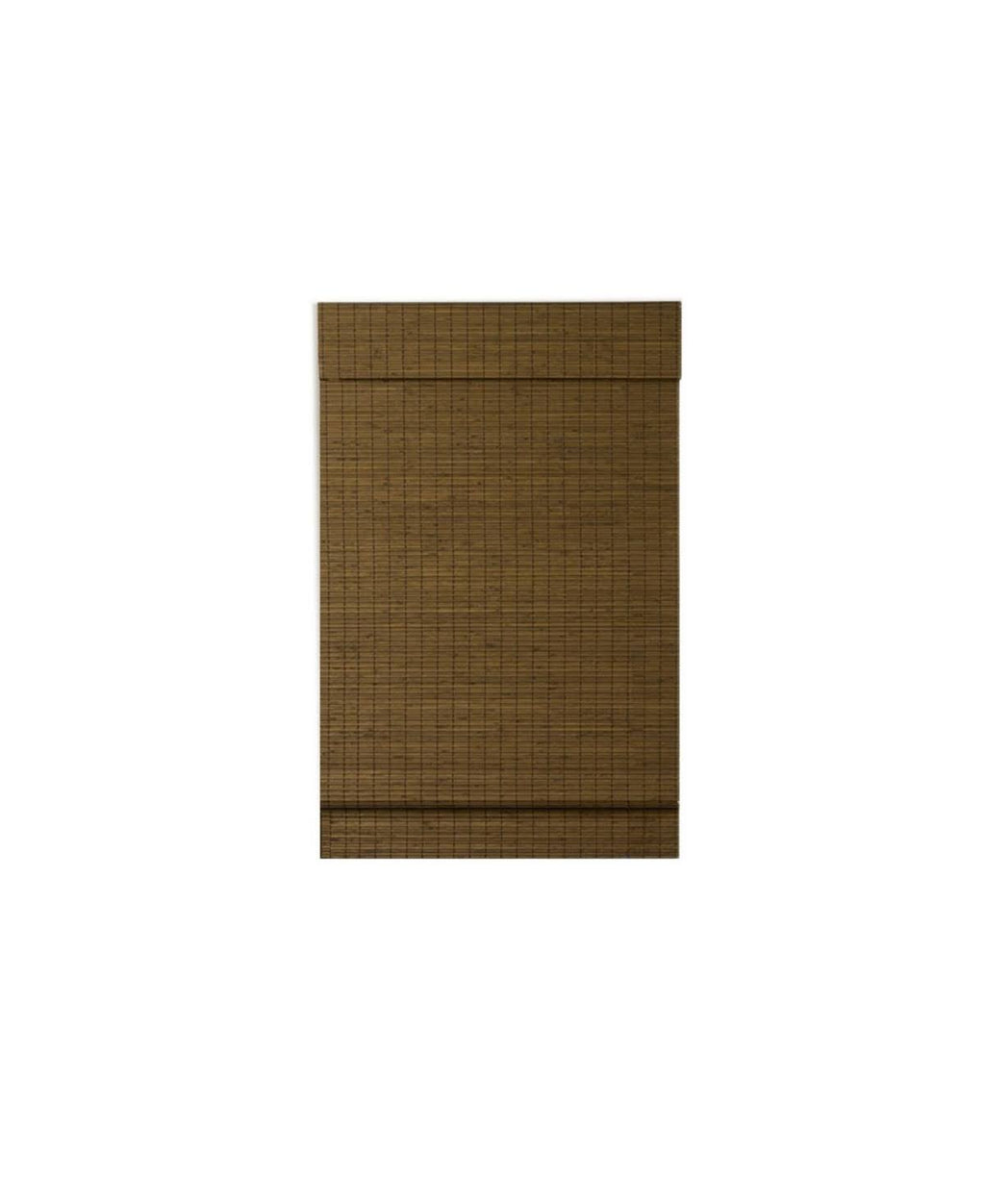 Cordless Maple Bamboo Roman Shade with Valance 35 in. W x 64 in. L K368065