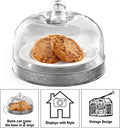 Glass Domed Serving Plate V950