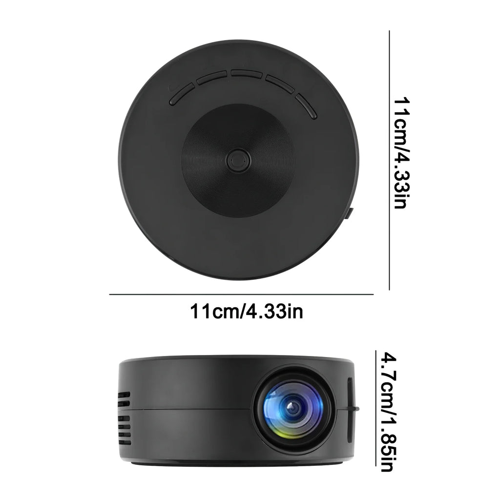 Portable Mini Projector with Remote Control Built-in Speaker I506