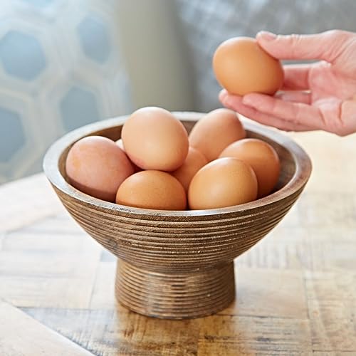 Wooden Mango Wood Serving Bowl H4865