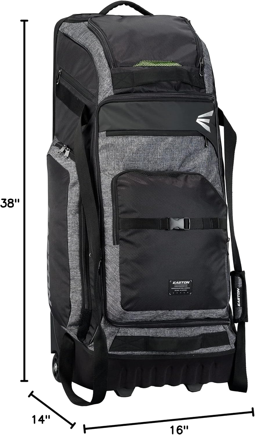 Black Wheeled Equipment Bag Y491918