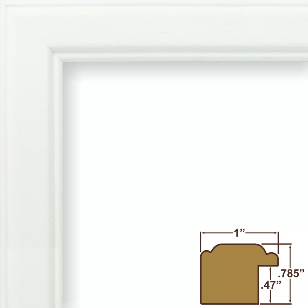 16x20 inch White Picture Frame H494