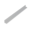 Satin Finish Aluminum Angle Moulding, 1/2 inch x 1/2 inch x 1/8 inch, 48 inch Lengths, Pack of 3 Q800