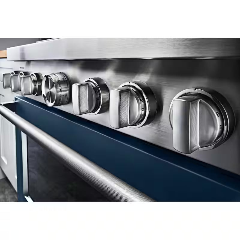 5.1 cu. ft. Dual Fuel 6-Burners Range in Ink Blue F145272