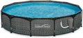 12ft x 33in Round Frame Above Ground Swimming Pool Set with Filter Pump I13548