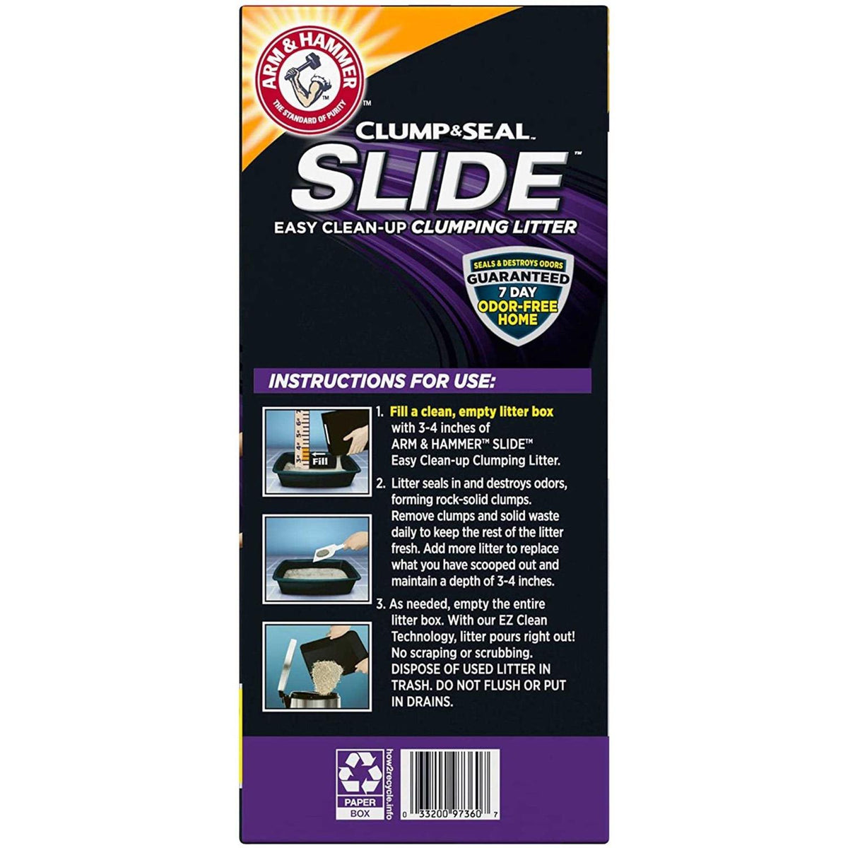 Slide Easy Clean-Up Clumping Cat Litter D82520