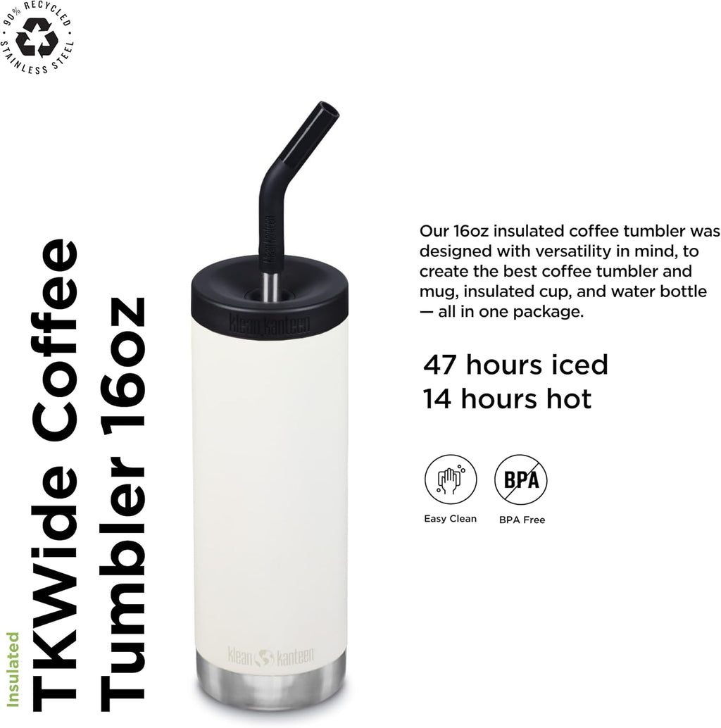 16oz Wide Bottle with Café Cap U42466