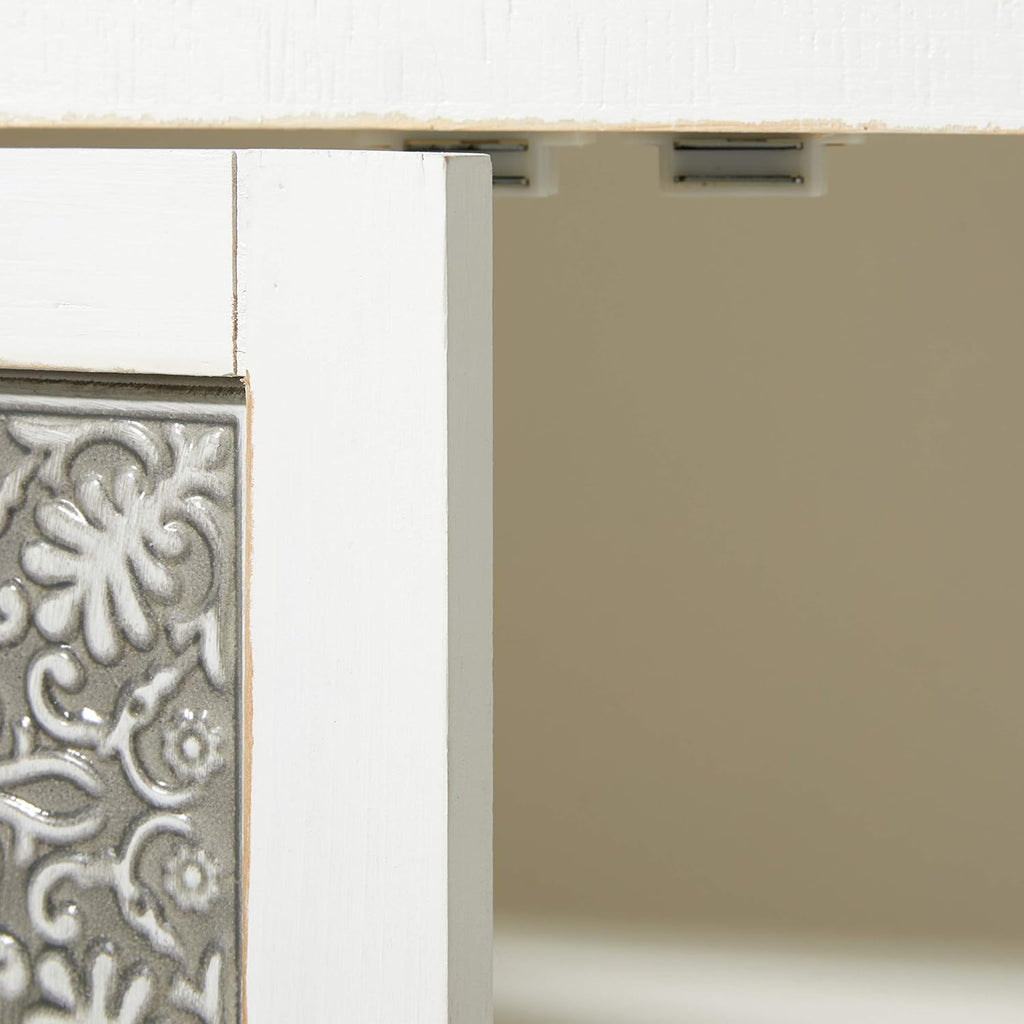 Modern Wood and Metal 2-Door Cabinet X64951