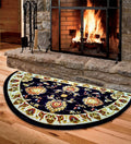 Half Circle Non Slip Fireplace Hearth Rug (2'2"x 3'3") K96413