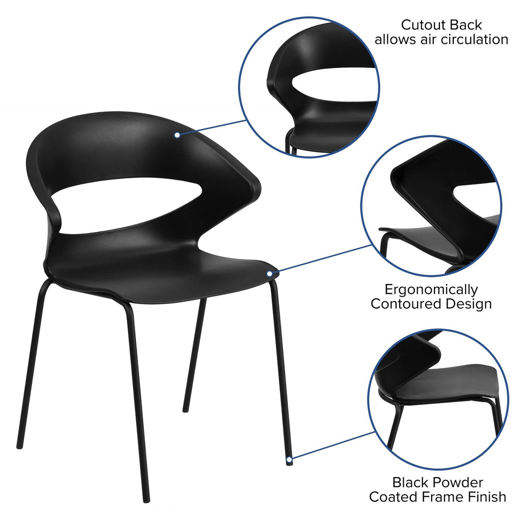 Black Stack Chair C805072