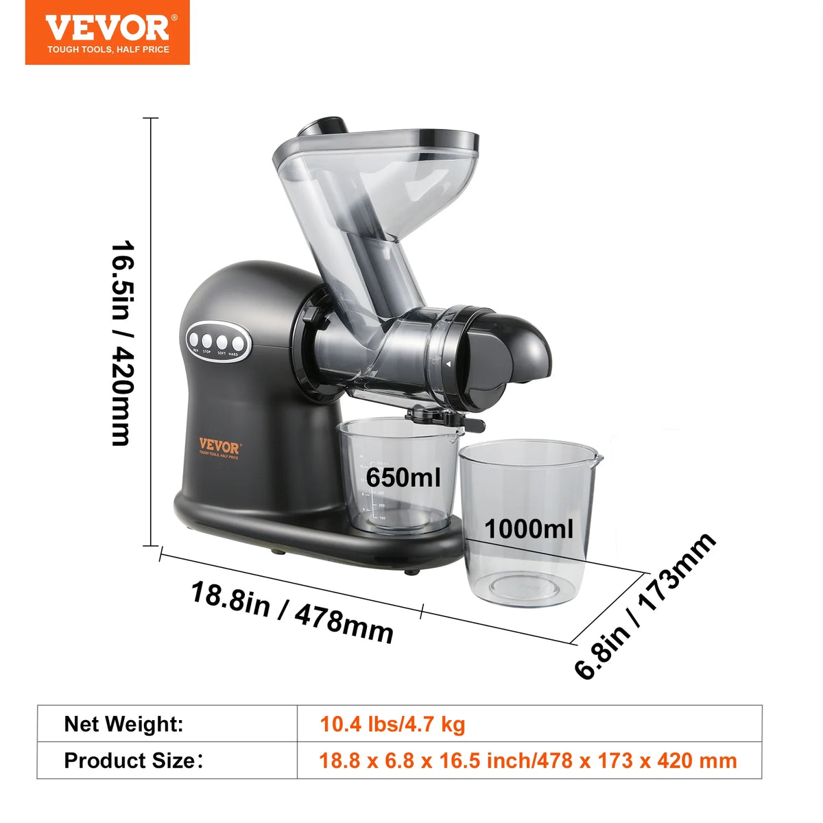 Masticating Slow Juicer Electric Cold Press I1444