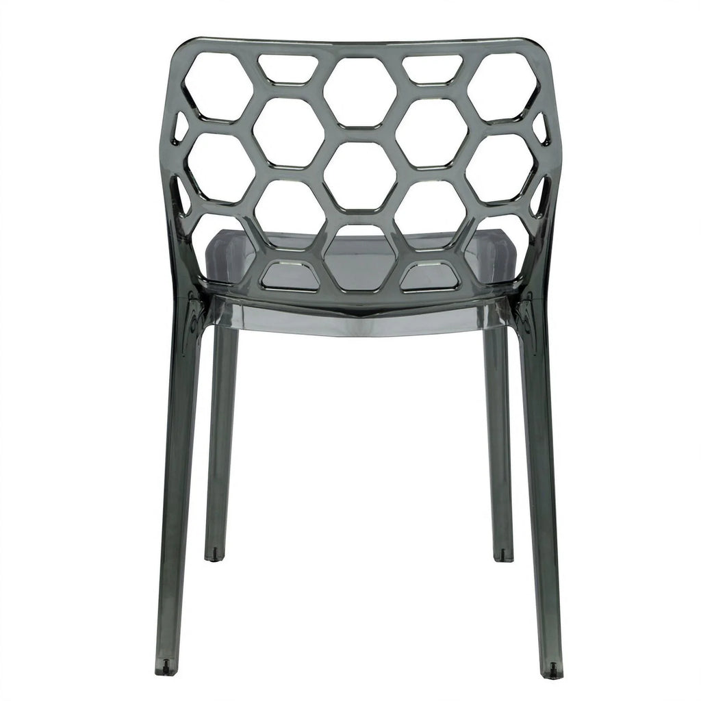 Black Plastic Dining Side Chair M5133