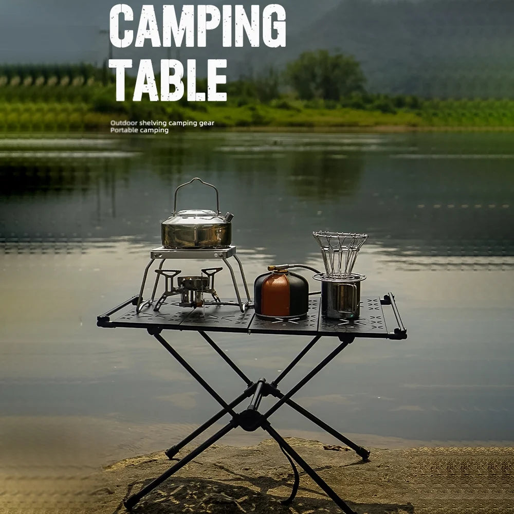 Foldable Aluminum Alloy Camping Table with Storage Bag G981