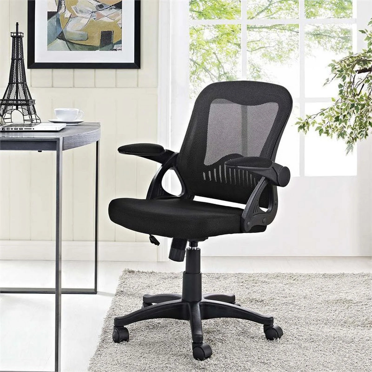 Black PP Plastic Office Chair V2653