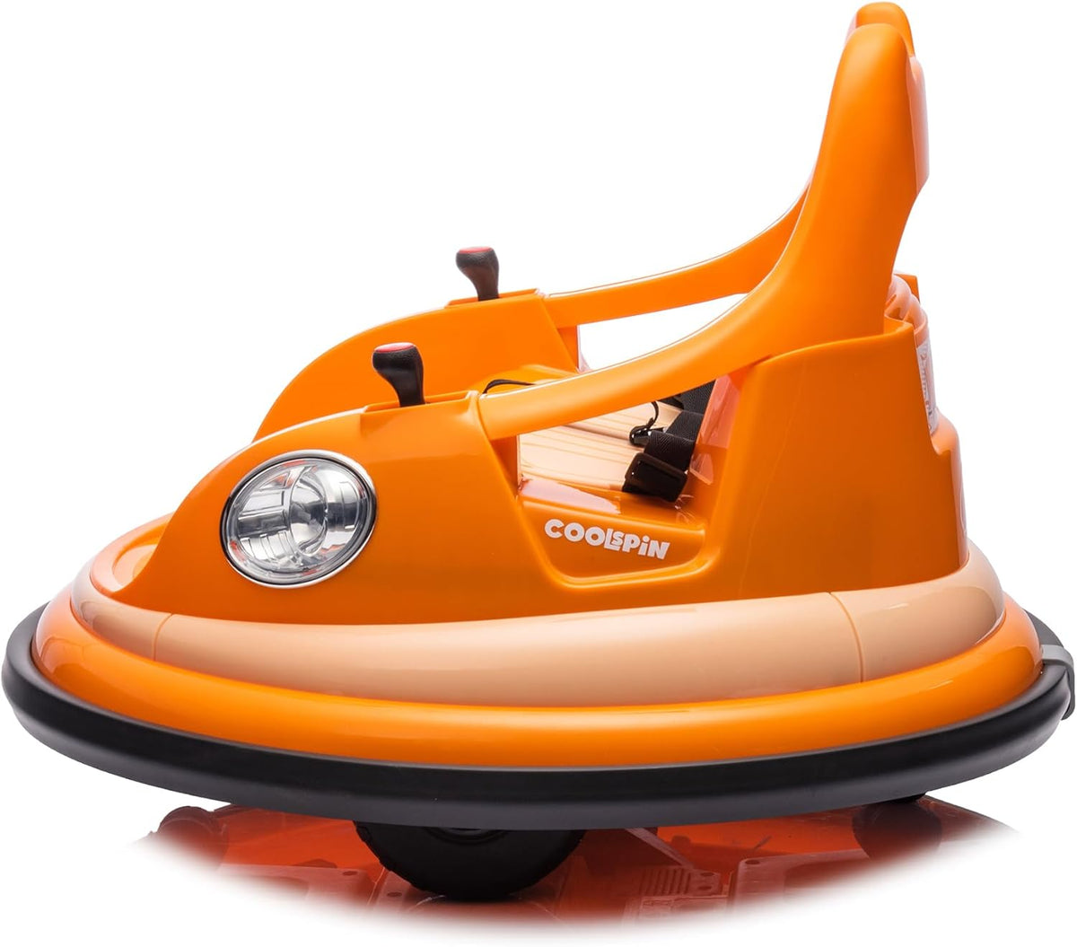 12V Electric Ride-On Bumper Car with Remote Control, Led Lights, 360° Spin, Anti-Collision Padding, Safety Belt C988