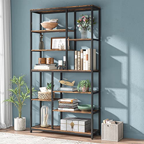 79 inches Tall 8-Tier Wood Bookshelf F2105