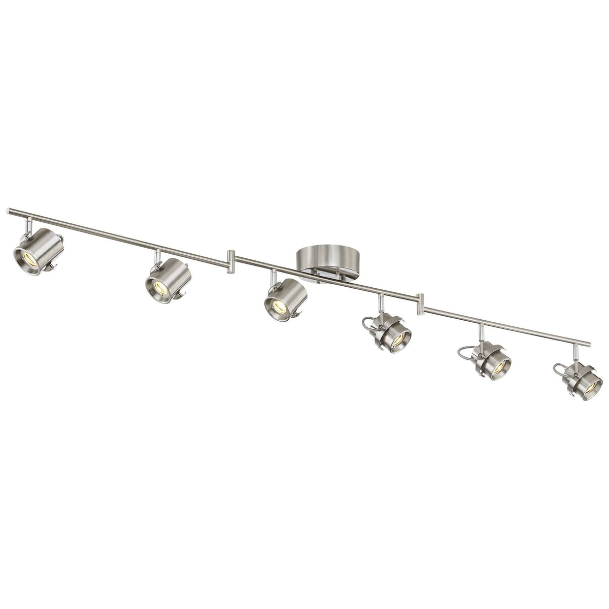 6-Light Satin Nickel LED Track Light R641