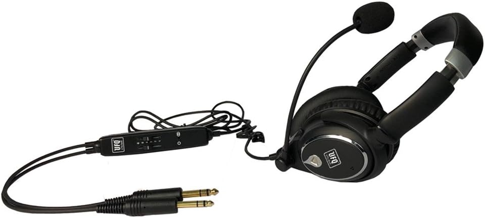 Aviation Headset with Metal Shaft and MP3 Input Q8207