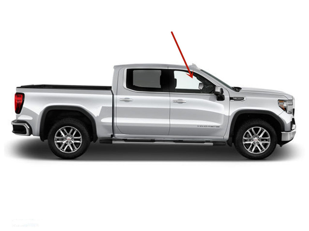 Right Side Front Door Window Glass for GMC Sierra 1500 Crew Cab 2019-2022 J70135