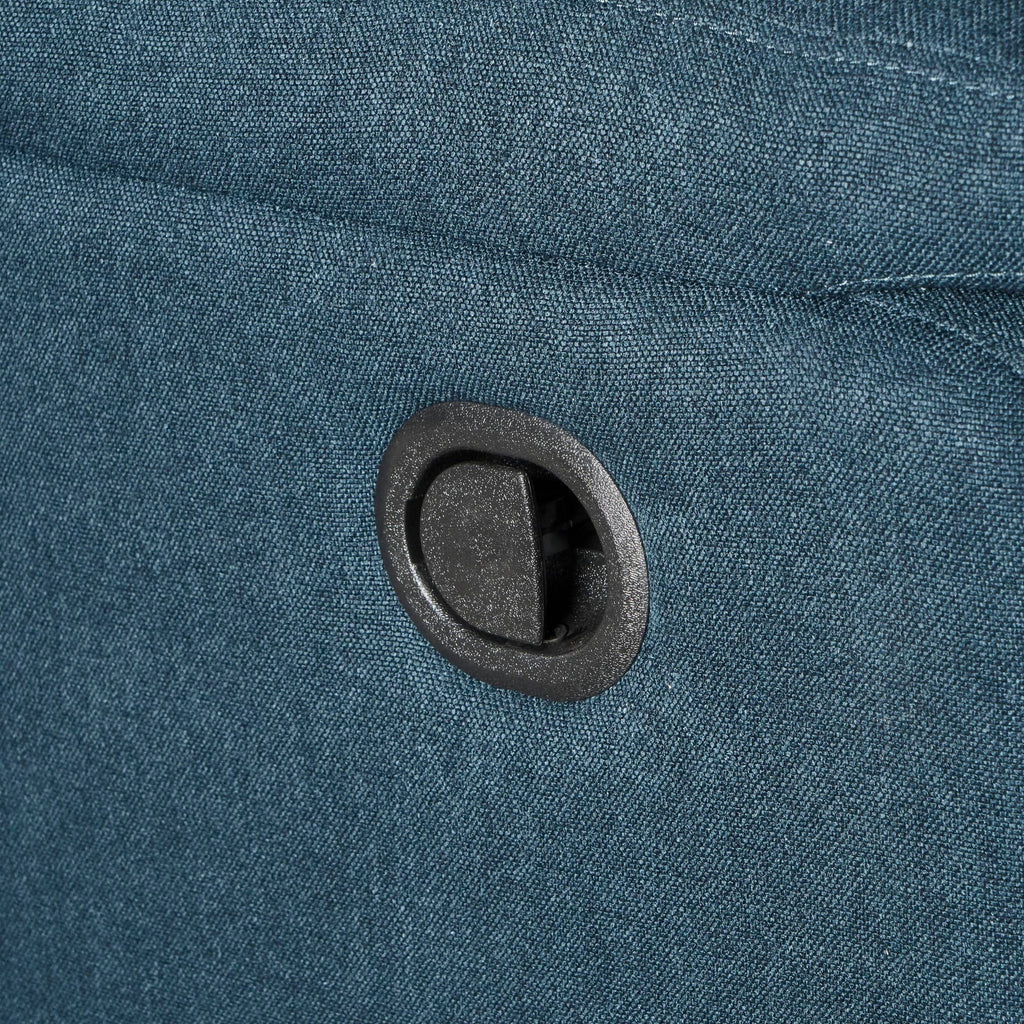 Gray Fabric Swivel Gliding Recliner Q285616