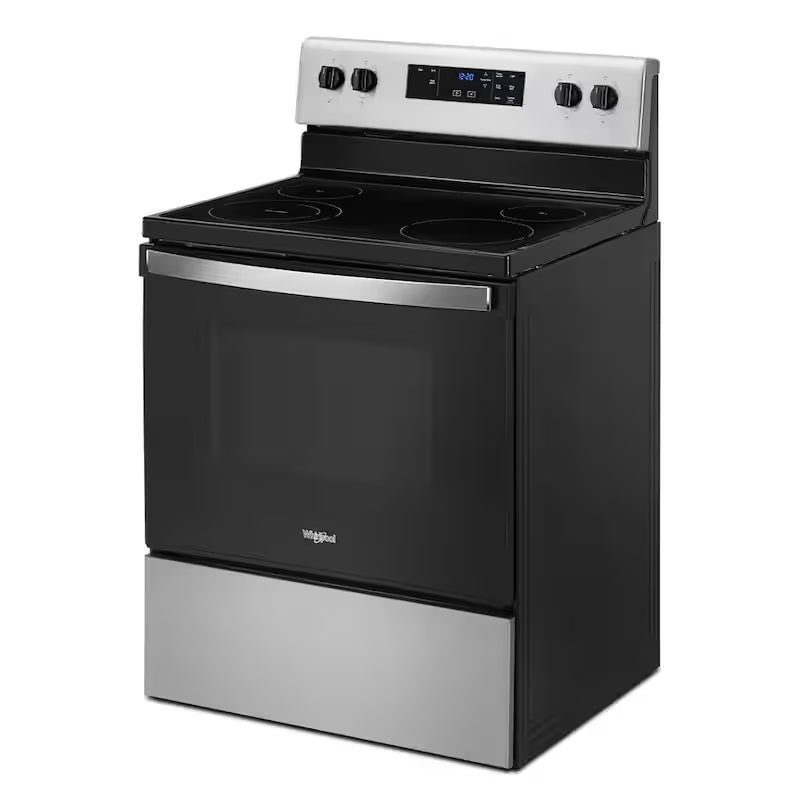 30 in. 5.3 cu. ft. 4-Burner Electric Range in Stainless Steel A494277