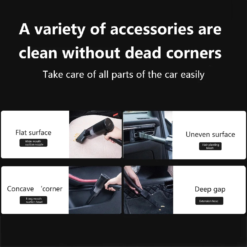 Handheld Vacuum Cleaner Cordless, Portable Mini Car Vacuum, Rechargeable (black) X79728