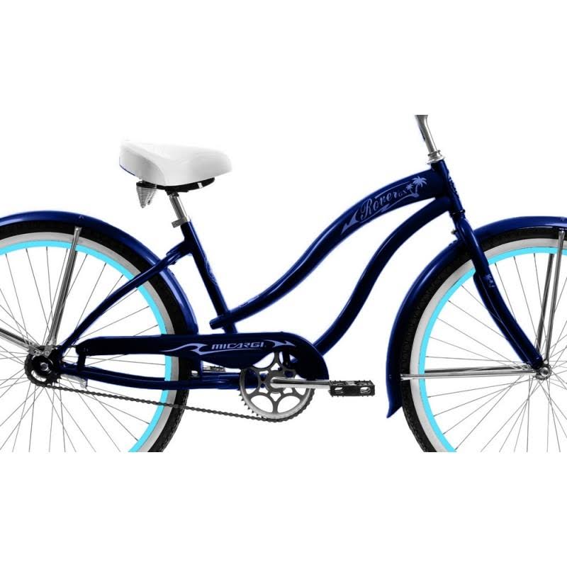 26-inch Dark Blue Single-Speed Beach Cruiser R50673