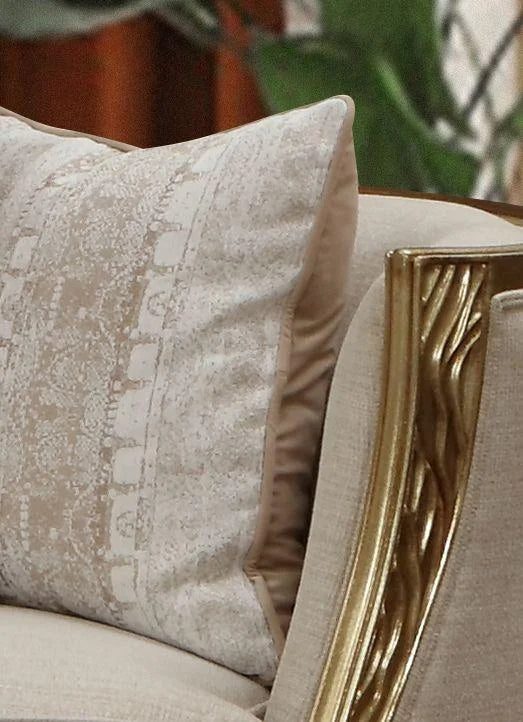 Beige Sofa Set 2Pcs O5065