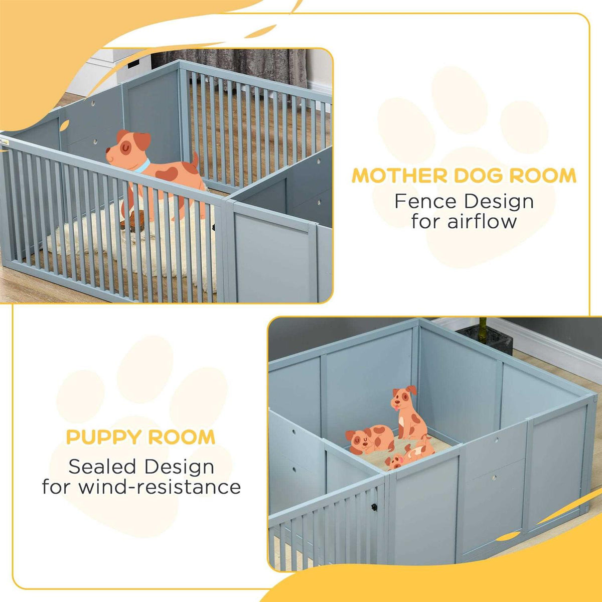 81 x 40 Whelping Box for Dogs Y88825