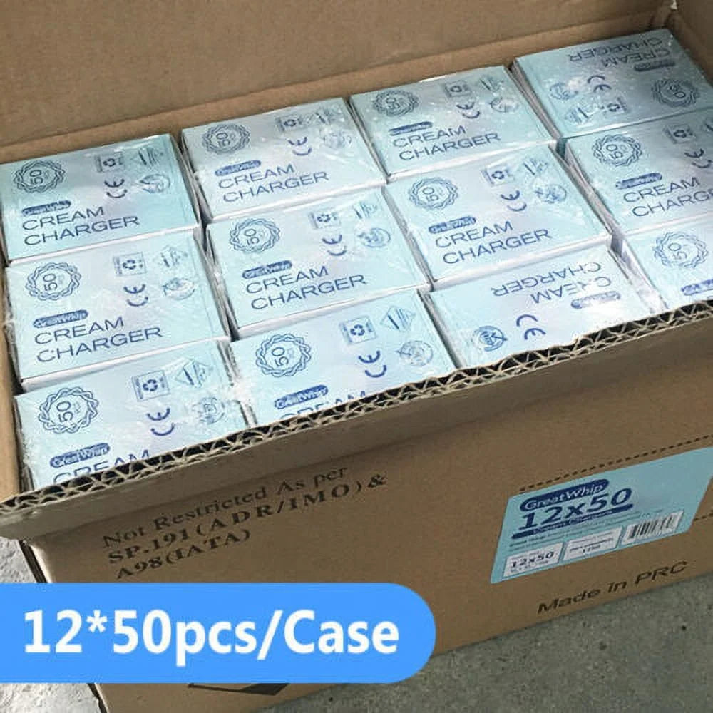 600 Pack 8.2 g Whipped Cream Chargers A6529