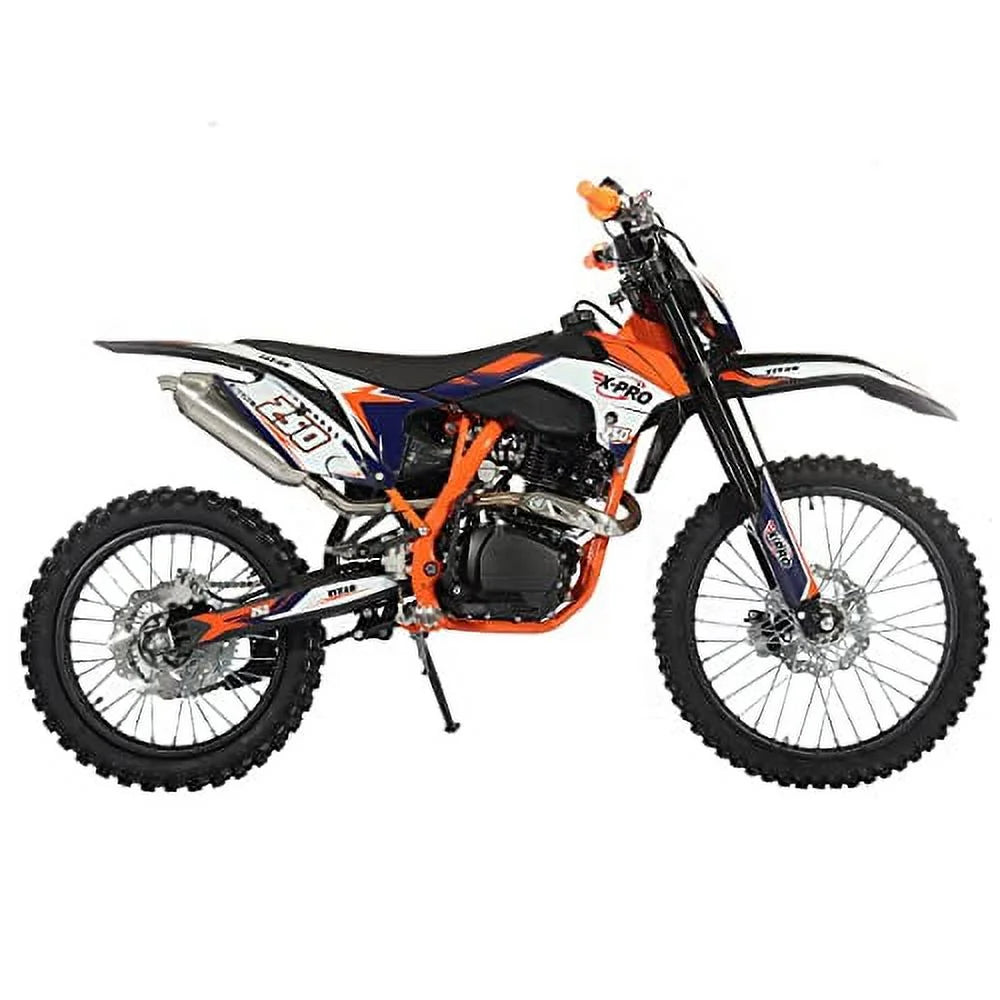 250cc Gas Pit Dirt Bike, 5-Speed Manual Transmission, Electric/Kick Start H543