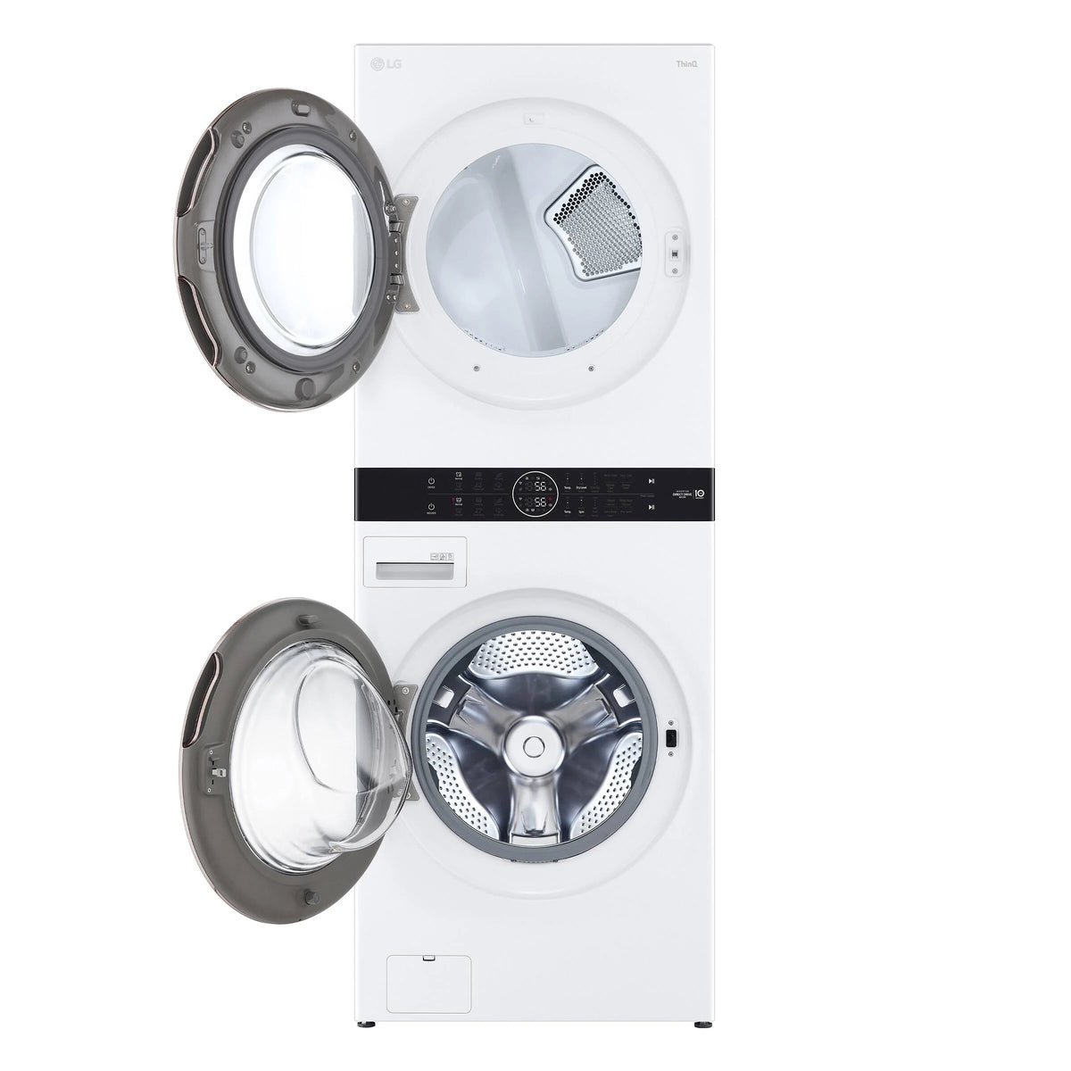 White Front Load Washtower 5.2 Cu. Ft. Washer 7.4 Cu. Ft. Electric Dryer J53691