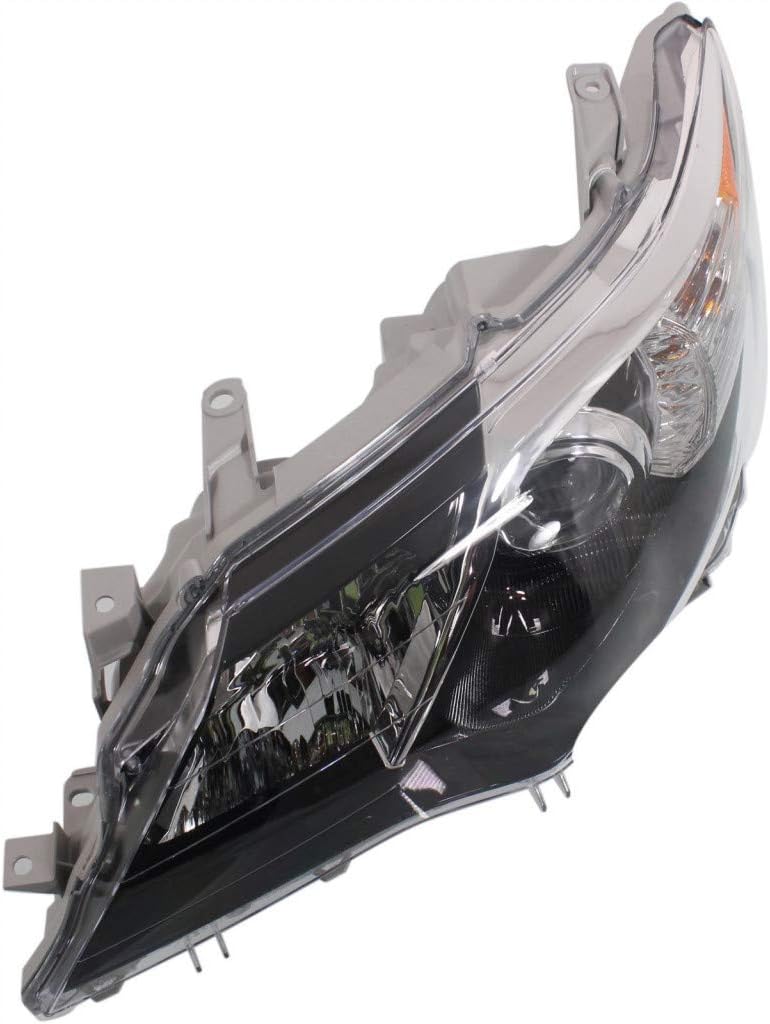 Toyota Camry Headlight Assembly 2012 2013 2014 Pair Halogen Q677584