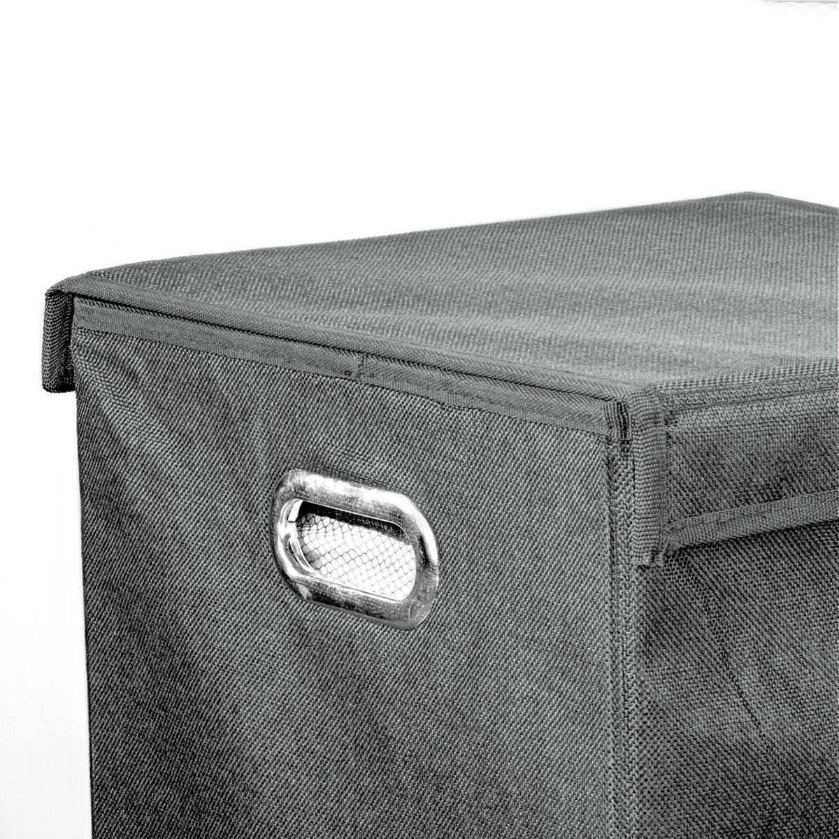 Grey Collapsible Laundry Hamper L759